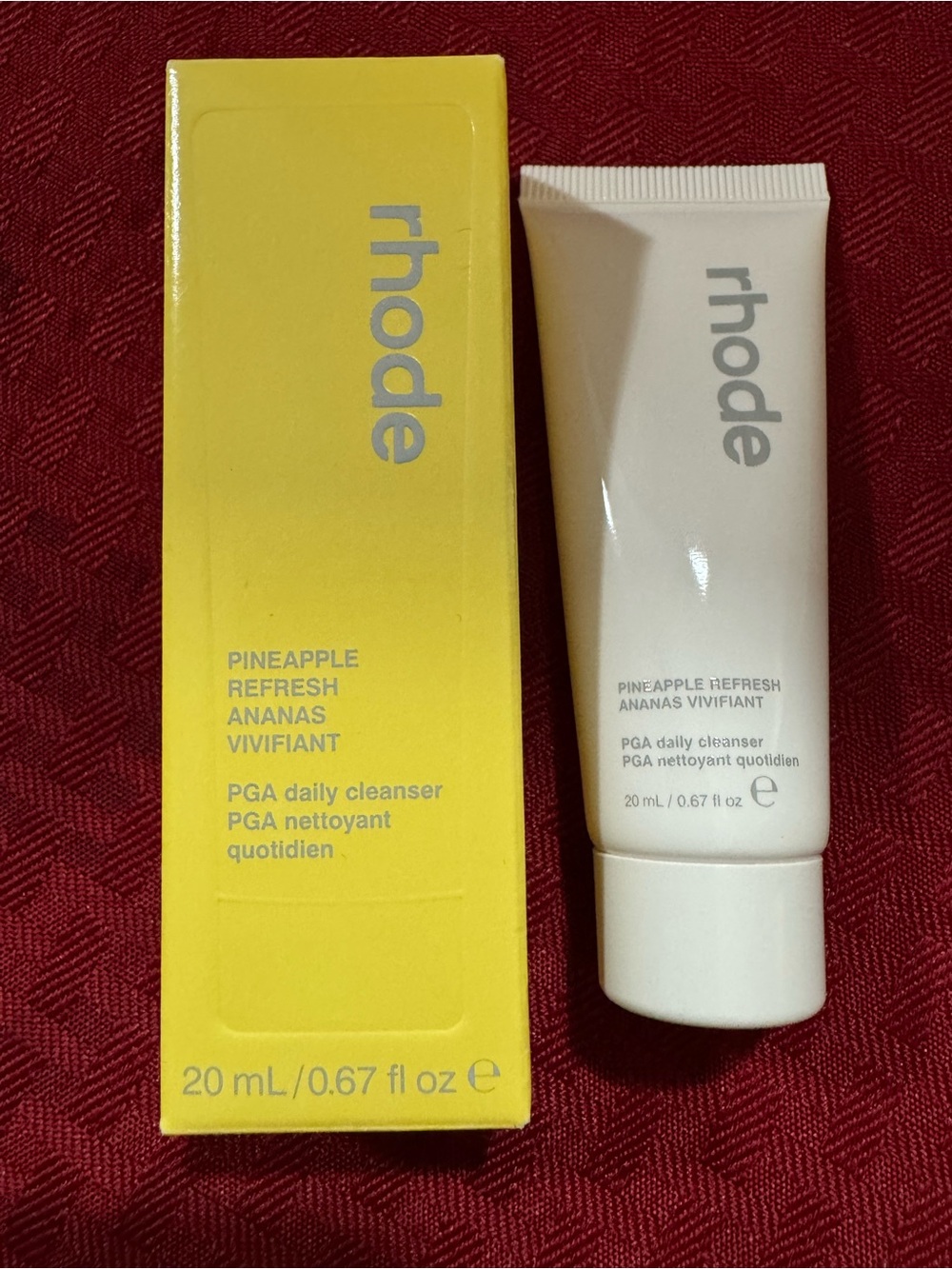 RHODE Pineapple Refresh Cleanser - Yellow & White